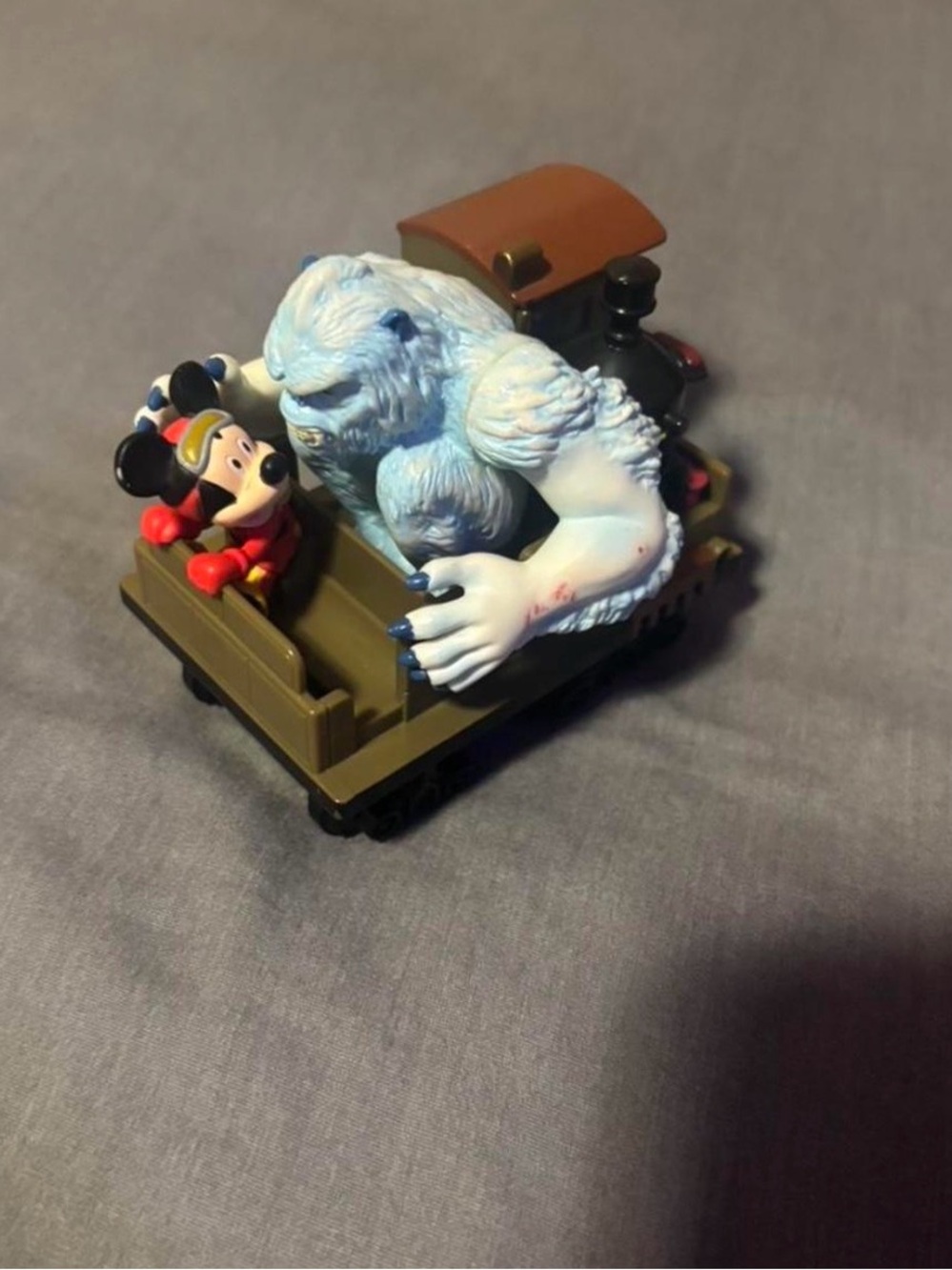 Vintage disney die cast expedition Everest cart